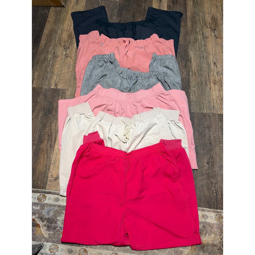 Lot of 7 Scrub Bottoms L/XL